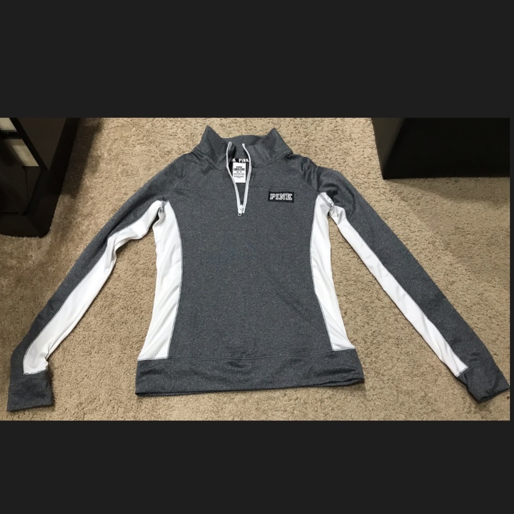 PINK zip up jacket- NEVER WORN